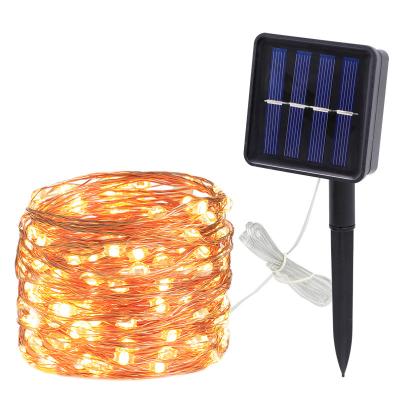 China Christmas Decoration 300LED Outdoor Lamps Decorative Solar String Light IP65 30M Outdoor Copper Wire for sale