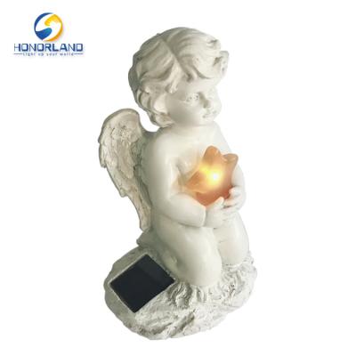 China Garden Power 2v 30ma Solar Silicon Ip44 Amorphous Resin Garden Statues Light Solar Gardening for sale