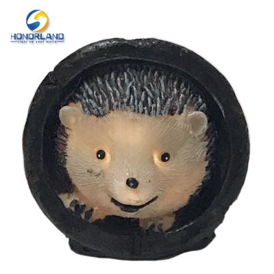 China Cute Carved Solar Lights Handmade Carving Artificial Sculpture Home Decoration Resin For Resin for sale