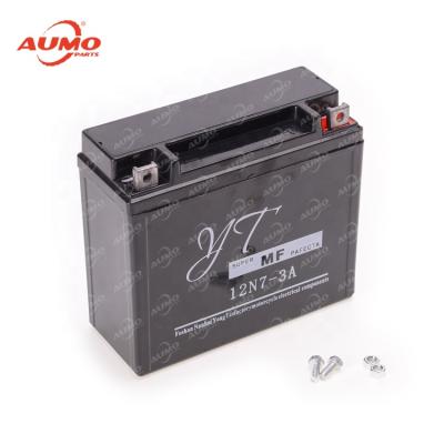 China Wholesale Dry Motorcycle Parts 12V 7AH Motorcycle Battery 150*60*130 for sale