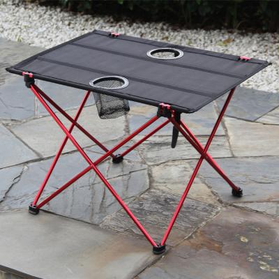 China China Factory Aluminum Alloy Folding Picnic Table Modern Outdoor Lightweight Portable Camping Barbecue Square Table for sale