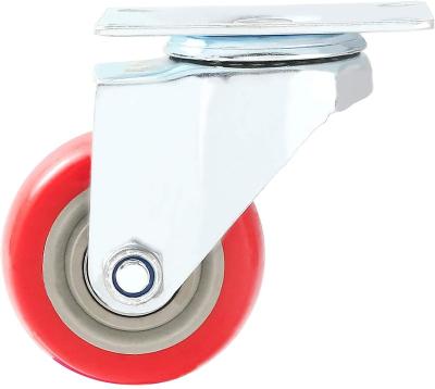 Cina swivel & Rigid Heavy Duty 4 Inch Swivel Caster Wheels With Safety No Noise Double Casters in vendita