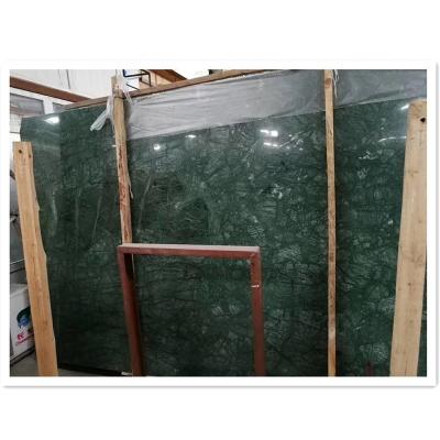 China Low Price Indian Mint Green Parquet Marble For Stair Slab for sale