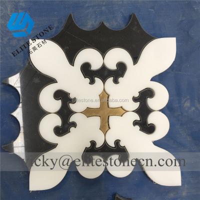 China Parquet living room decoration Waterjet mosaic tile MC5218 for sale