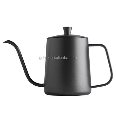 China Sustainable Hot Sale Stainless Steel Coffee Pot With Long Slim Spout French Drip Coffee Pot for sale