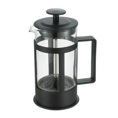 China Hot Sale 350ml/600ml/800ml/1000ml Daily Use Espresso Coffee Maker Sustainable Plastic French Press for sale