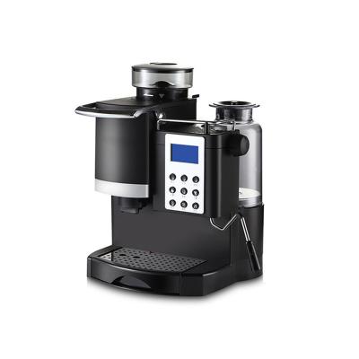 China Eco - Friendly Coffee Machine 3 In 1 Semi - Automatic Coffee Grinder Coffee Machine With Grinder for sale