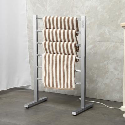 China Freestanding Towel Rail Heater Towel Rails Towel Warmer Aluminum Electric Towel Rail Warmer Rack for sale