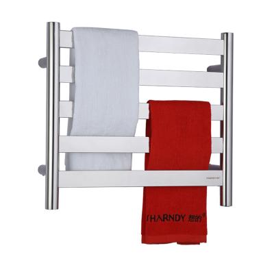 China Wall Mounted Heated Towel Rail Towel Rail Holder Electric Towel Heater Towel Heater Bathroom Accessories Wall Mounted Heated White Color for sale