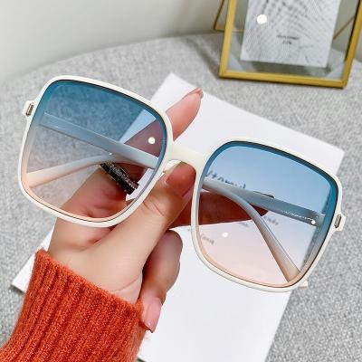 China Fashion Sunglasses Factory Direct Square Sunglasses New Shape Sunglasses Ladies Retro UV Sunglasses for sale