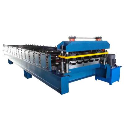 China Building material stores panel roll forming machine ibr metal sheet roofing corrugated roll forming machine for sale