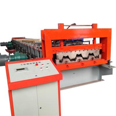 China Building Material Stores Adjustable Pedestal Floor Decking Machine Floor Deck Panel Roll Forming Machine for sale