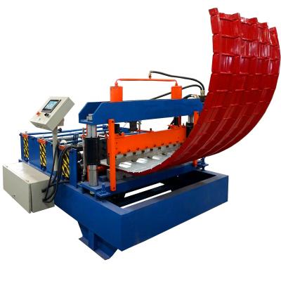 China Building Material Shops 1000-610 Hydraulic Arch Sheet Roll Forming Machine for sale