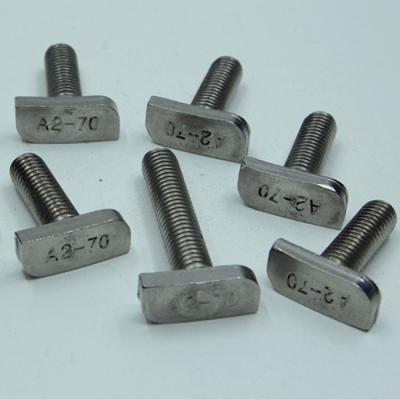 China 18-8 Stainless Steel 316M Hammer Head Bolts Construction SUS 304/SUS 8T Head Bolts for sale