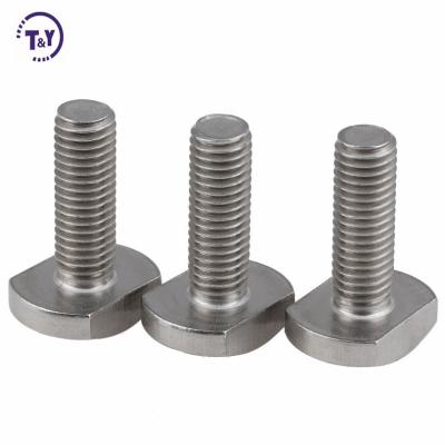 China Wholesale Stainless Steel SS304 SS316 Construction Hammer Head Bolts T Head Bolts for sale