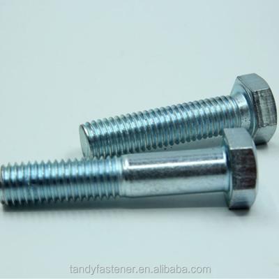 China Stainless Steel A2-70 A4-80 304 316 DIN933 DIN 931 Stainless Steel Hex Head Bolts for sale