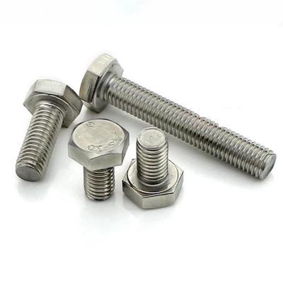 China Inox SS303 SS304 SS316 A2 A4 DIN933 DIN931 DIN558 DIN6914 Stainless Steel Hex Screw Hex Head Bolts for sale