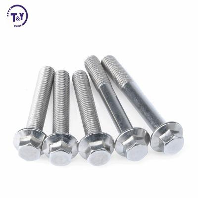 China Stainless Steel Customized Non Standard Stainless Steel Hex Flange Bolts for sale