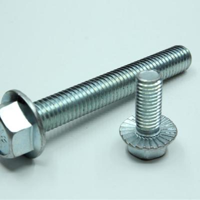 China Stainless Steel Class 5.8 DIN 6921 Stainless Steel Hex Flange Head Screw Bolts for sale