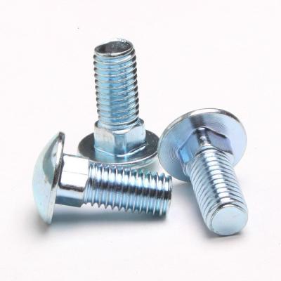 China Non Standard Carbon Steel Steel Carriage Bolts DIN 603 Round Head Short Square Neck Bolts for sale