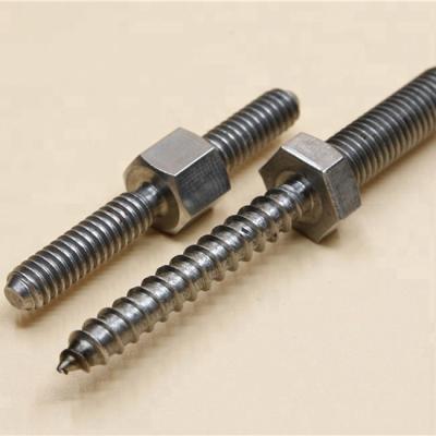 China Stainless steel class 8.8 threaded screw 304 316 hanger clampdouble tapping bolt for sale