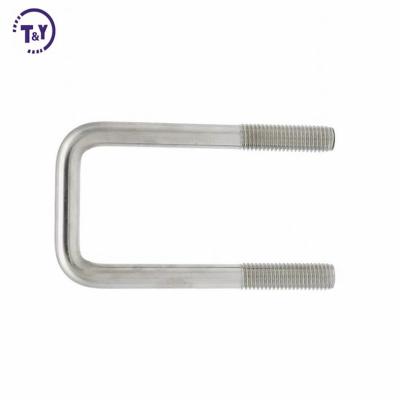 China Stainless Steel 304/316/A2-70/A4-80 Round Square Head U Bolt for sale