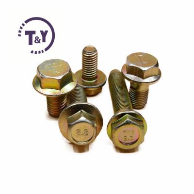 China Stainless Steel Carbon Steel Hot Dip Galvanized DIN6921UNC Hex Flange Bolts for sale