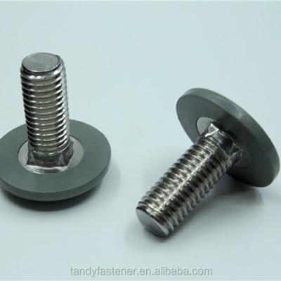 China Stainless Steel A2-70 / A4-80 Round Head Oval Neck Bolts Silo Bolts Fin Neck Bolts for sale