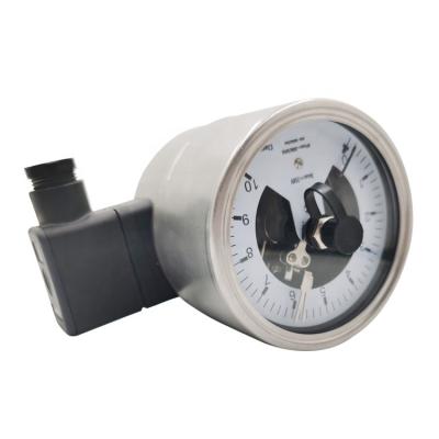 China Brass or stainless steel bourdon tube contact electrical pressure gauge with electrical output signal for sale