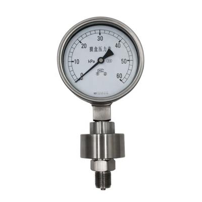 China Brass or Stainless Steel Diaphragm Steel Air Pressure Gauge Meter for sale