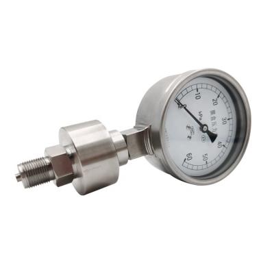 China 100 Mm Stainless Steel Brass Or Capsule Stainless Steel Mbar Low Pressure Gauge for sale