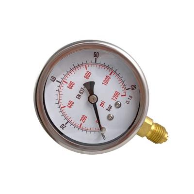 China Compression Testing Machine Impact Resistance Gas Pressure Gauge Gauge Pressure Indicated for sale