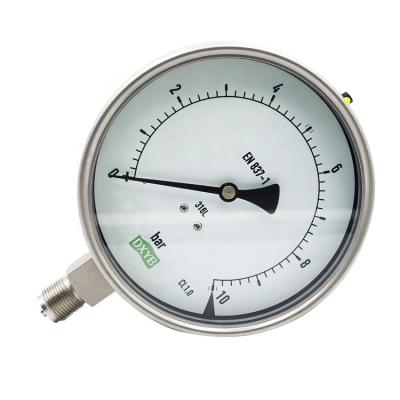 China 10 Gauge Brass Stainless Steel Or High Pressure U-Tube Bar Electric Fuel Pressure Gauge For Universal for sale