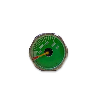 China Liquid suitable for all durable media 25mm pressure gauge for sale