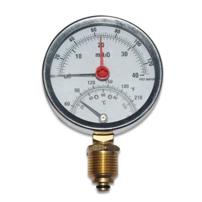 China Brass Or Stainless Steel Bimetallic Industrial Non Contact Plate And Hygrometer Temperature Thermometer for sale