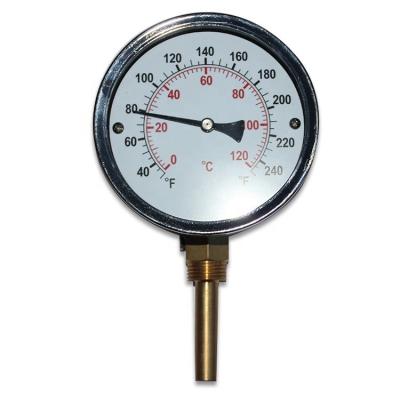 China Brass Or Stainless Steel Bimetal Temperature Gauge High Precision Thermometer Bimetal for sale