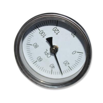 China Wholesale Industrial Brass Or Stainless Steel Bimetal Thermometer Temperature Measurement for sale