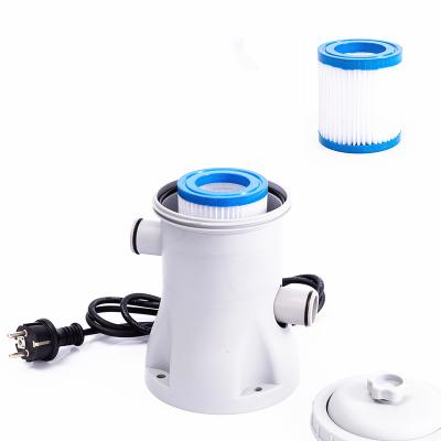 China Clean PP+ABS Cartridge Water Circulation 330 Gallon Filter Pump For Swimming Pool for sale