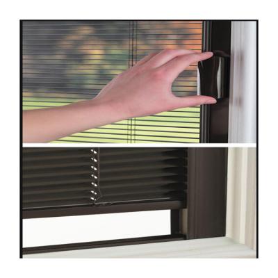 China Excellent Customer Service Magnetic Screen Aluminum Integral Blinds Glass For Vertical Sliding Window for sale