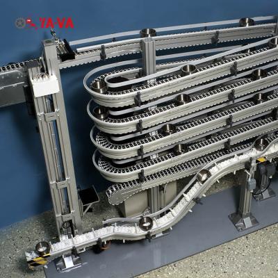 China Heat Resistant Filling And Wrapping Chains Spiral Elevator Pusher for sale