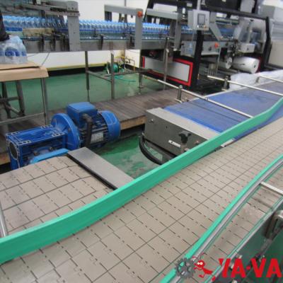 China Heat Resistant Chain Belt Conveyor Machine / Tabletop Chain Conveyor for sale