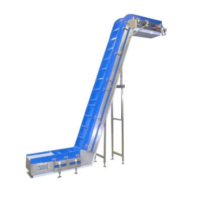 China material handling heat resistant bucket elevators / plastic modular belt conveyor for lifting for sale