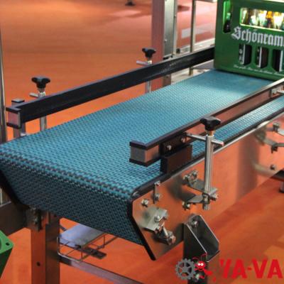 China Good Quality Heat Resistant Modular Belt With Baffle Conveyor For Pharmaceutical Industry for sale