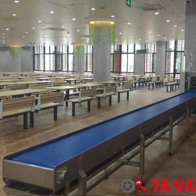 China Food Grade Modular Heat Resistant Belt Conveyor System for sale