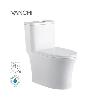 China North America UPC Hot Sale Large CUPC Parts Double-flush Siphonic Toilet for sale