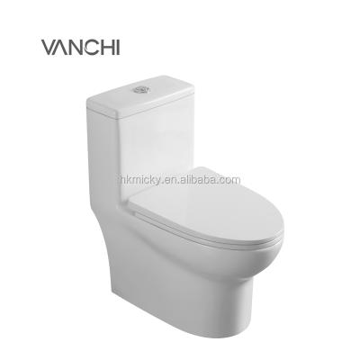 China 1 Piece Toilet Factory Wholesale Double-Flow Ceramic Sanitaryware for sale