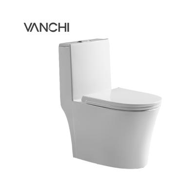 China Double-Flow China Ceramic Siphon Vortex One Piece Toilet for sale