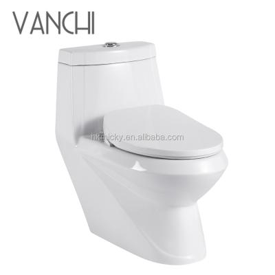 China Double-flow Washdown Ideal Standard Ceramic Manufacturer Diamond Western Toilet Seat WC Set for sale