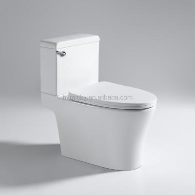 China New Style Double-Flow Nano Siphonic Bathroom Siphonic Two Piece Cleraner Bathroom Toilet Product for sale