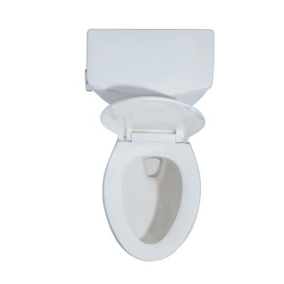 China Double-Flow Bathroom New Design WC Siphonic Two Piece Toilet Set for sale